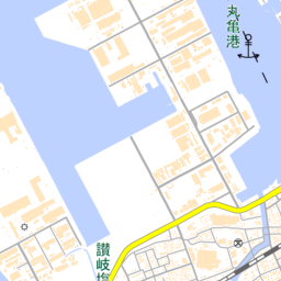 絵図（城郭図） 香川県讃岐國丸亀城（レターパックライト発送