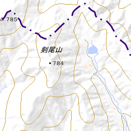 行者山 剣尾山 往復コースの地図 登山ルート 登山口情報 Yamap ヤマップ