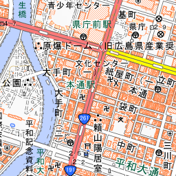 みんなの知識 ちょっと便利帳 地図 住所から 最寄り駅 をyahoo 地図で探す 初期設定 広島県庁周辺