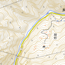 石鎚山 国土地理院地図 ヤマレコ