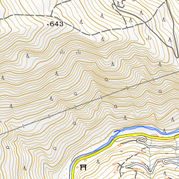 石鎚山 国土地理院地図 ヤマレコ