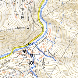 石鎚山 国土地理院地図 ヤマレコ