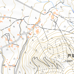 戸隠山 国土地理院地図 ヤマレコ