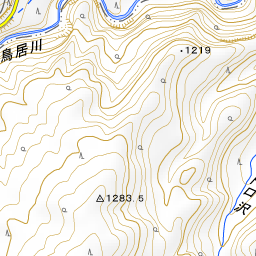 戸隠山 国土地理院地図 ヤマレコ