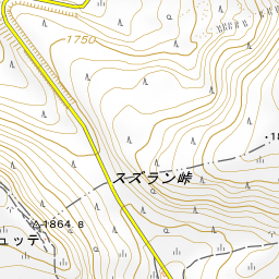 蓼科山 北横岳 国土地理院地図 ヤマレコ