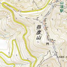 登山ルート 弥彦山登山道裏参道ルート ヤマレコ