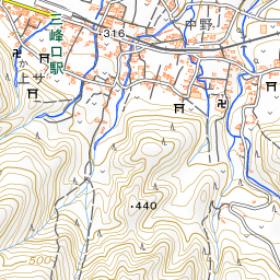 秩父連山縦走 国土地理院地図 ヤマレコ