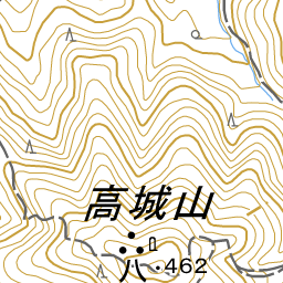 八上城の写真 右衛門丸下から主郭方面 攻城団