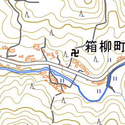 箱柳城の写真 道標 箱柳城跡へ70m 攻城団